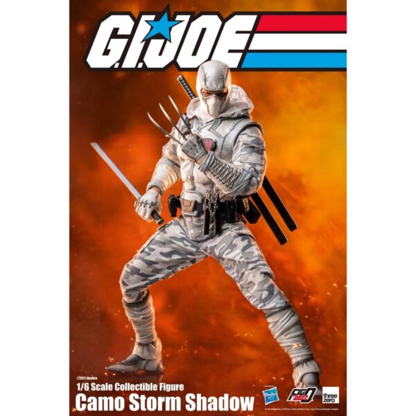 DC620639 - Threezero X Hasbro G.I. Joe Camo Storm Shadow 1:6 Scale Action Figure - Previews Exclusive