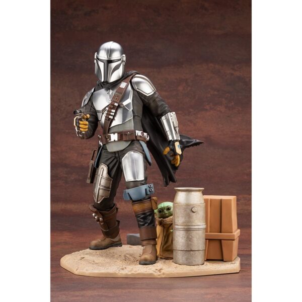 KTSW178 - Star Wars The Mandalorian and Child 1:7 Scale ARTFX Statue