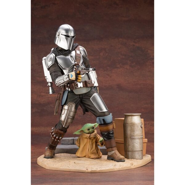 KTSW178 - Star Wars The Mandalorian and Child 1:7 Scale ARTFX Statue