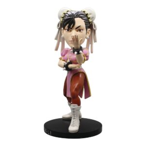 DC730217 - Street Fighter Chun-Li Pink Outfit 8-Inch Polystone Bobblehead - Convention Exclusive