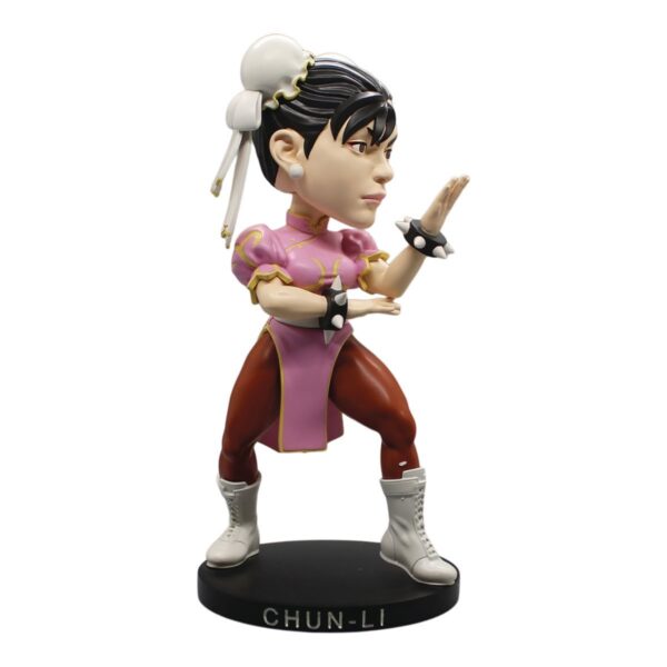 DC730217 - Street Fighter Chun-Li Pink Outfit 8-Inch Polystone Bobblehead - Convention Exclusive