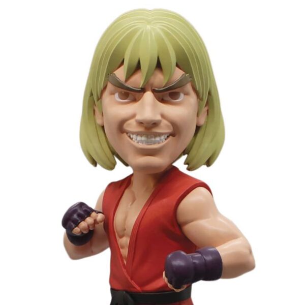 DC732086 - Street Fighter Violent Ken 8-Inch Polystone Bobblehead - Convention Exclusive