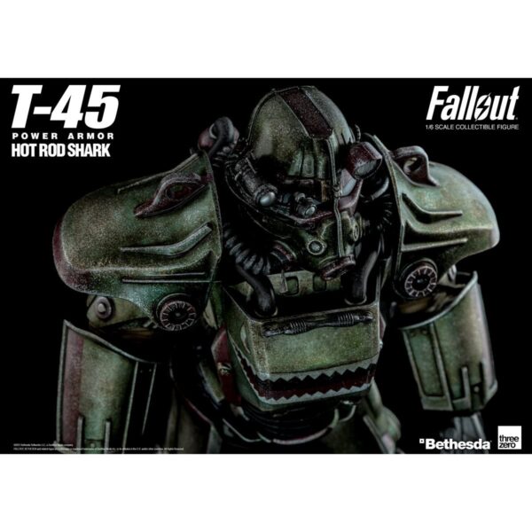TH3Z03090 - Fallout T-45 1:6 Scale Hot Rod Shark Power Armor Pack