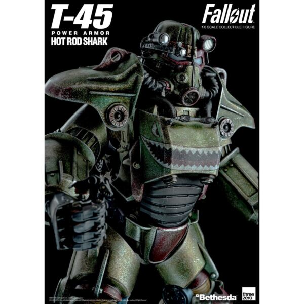 TH3Z03090 - Fallout T-45 1:6 Scale Hot Rod Shark Power Armor Pack
