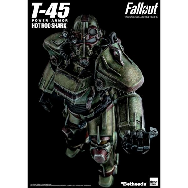 TH3Z03090 - Fallout T-45 1:6 Scale Hot Rod Shark Power Armor Pack