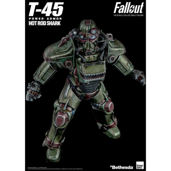 TH3Z03090 - Fallout T-45 1:6 Scale Hot Rod Shark Power Armor Pack