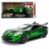 JD98499 - Transformers: The Last Knight Crosshairs Chevy Corvette 1:24 Scale Die-Cast Metal Vehicle