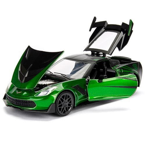 JD98499 - Transformers: The Last Knight Crosshairs Chevy Corvette 1:24 Scale Die-Cast Metal Vehicle
