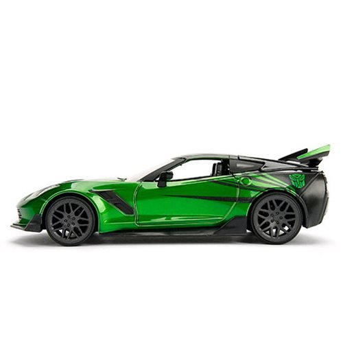 JD98499 - Transformers: The Last Knight Crosshairs Chevy Corvette 1:24 Scale Die-Cast Metal Vehicle