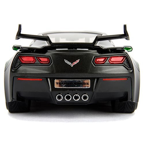 JD98499 - Transformers: The Last Knight Crosshairs Chevy Corvette 1:24 Scale Die-Cast Metal Vehicle
