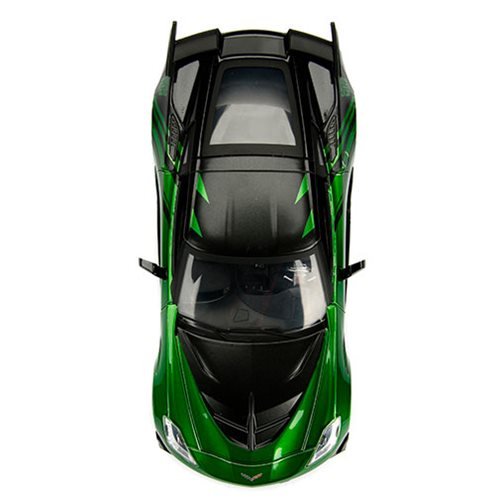 JD98499 - Transformers: The Last Knight Crosshairs Chevy Corvette 1:24 Scale Die-Cast Metal Vehicle