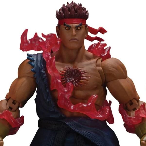 BLFSTM87174 - Ultimate Street Fighter IV Evil Ryu 1:12 Scale Action Figure