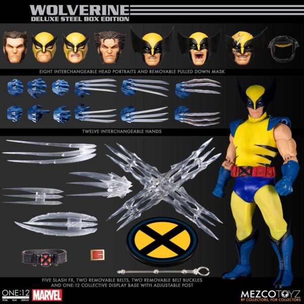MZ76536 - X-Men Wolverine One:12 Collective Deluxe Steel Box Edition Action Figure