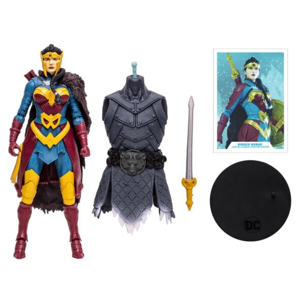 MF15474 - DC Build-A Wave 7 Endless Winter Wonder Woman 7-Inch Scale Action Figure
