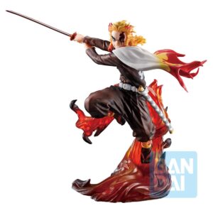 BLFBAS60177 - Demon Slayer: Kimetsu no Yaiba Kyojuro Rengoku Shake The Sword Burn Your Heart Ichiban Statue