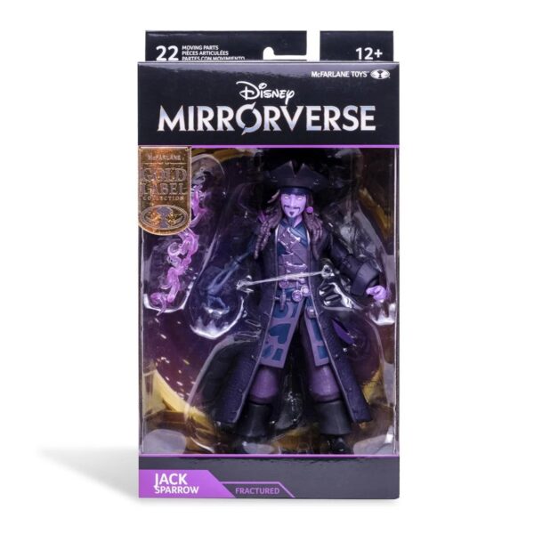 MF16046 - Disney Mirrorverse Wave 2 Jack Sparrow Fractured Gold Label 7-Inch Scale Action Figure