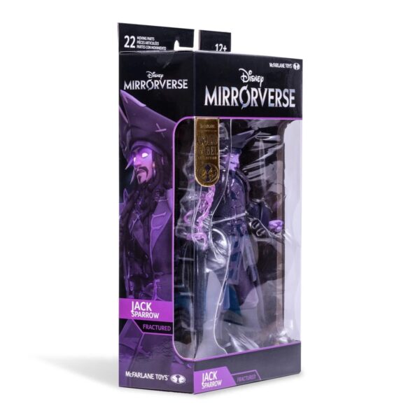 MF16046 - Disney Mirrorverse Wave 2 Jack Sparrow Fractured Gold Label 7-Inch Scale Action Figure