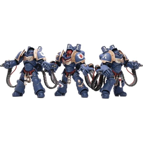 DC3037218-Joy Toy Warhammer 40,000 Ultramarines Aggressors 1:18 Scale Action Figure 3-Pack
