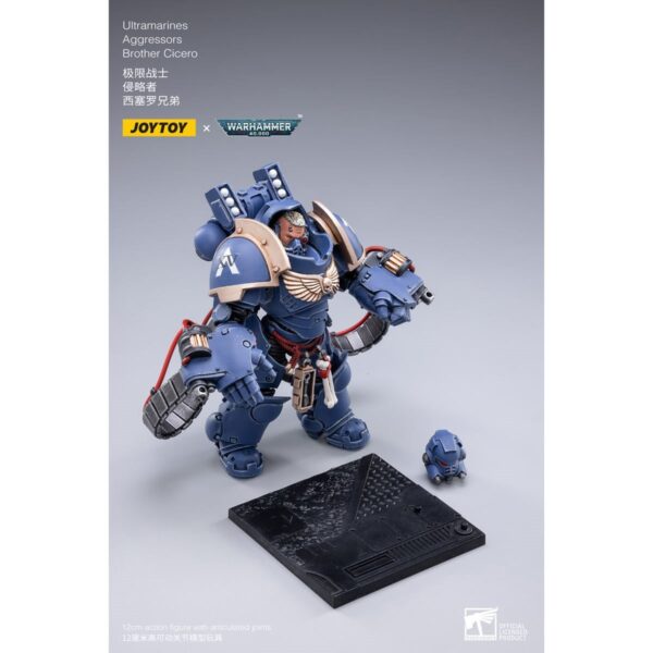 DC3037218-Joy Toy Warhammer 40,000 Ultramarines Aggressors 1:18 Scale Action Figure 3-Pack