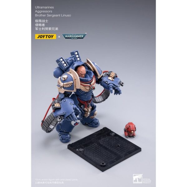 DC3037218-Joy Toy Warhammer 40,000 Ultramarines Aggressors 1:18 Scale Action Figure 3-Pack