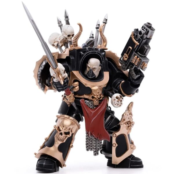 DC3037212 - Joy Toy Warhammer 40,000 Chaos Space Marines Black Legion Chaos Terminator Brother Gnarl 1:18 Scale Action Figure
