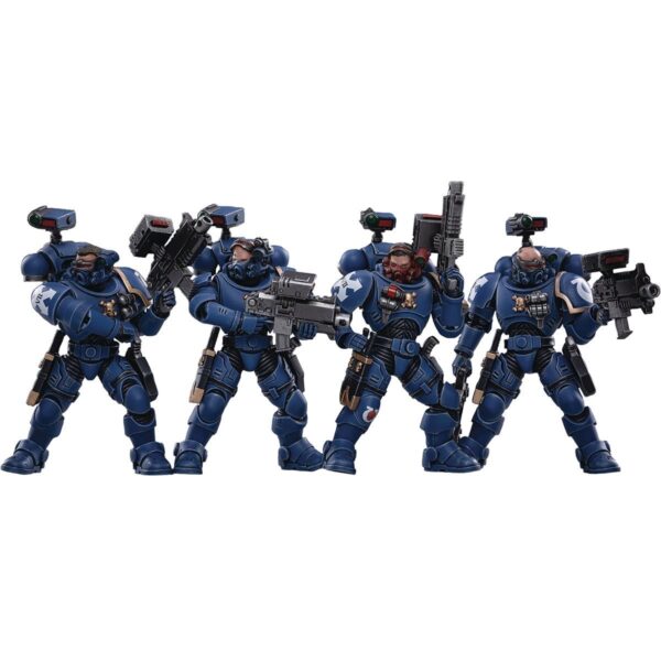 DC3037128 - Joy Toy Warhammer 40,000 Ultramarines Incursors 1:18 Scale Action Figure 4-Pack