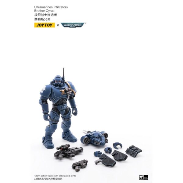DC3037129 - Joy Toy Warhammer 40,000 Ultramarines Inflitrators 1:18 Scale Action Figure 4-Pack