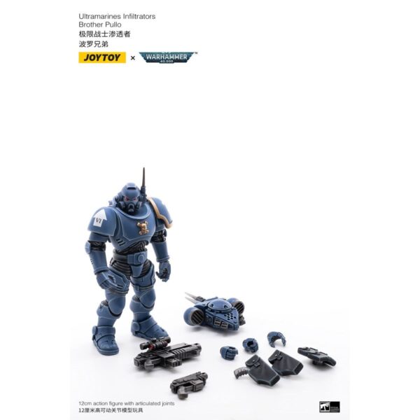DC3037129 - Joy Toy Warhammer 40,000 Ultramarines Inflitrators 1:18 Scale Action Figure 4-Pack