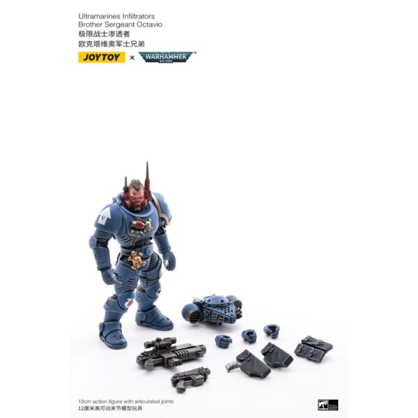 DC3037129 - Joy Toy Warhammer 40,000 Ultramarines Inflitrators 1:18 Scale Action Figure 4-Pack