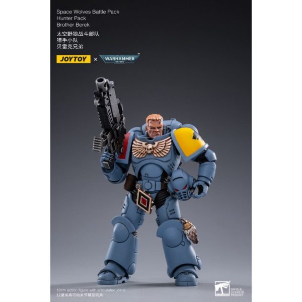 DC3037205 - Joy Toy Warhammer 40,000 Space Wolves Battle Hunter 1:18 Scale Action Figure 4-Pack