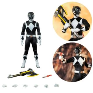 TH3Z0197 - Mighty Morphin Power Rangers Black Ranger 1:6 Scale Action Figure