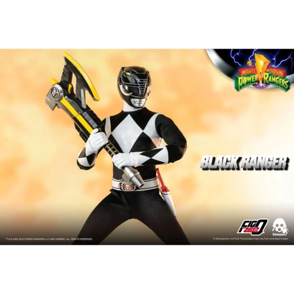 TH3Z0197 - Mighty Morphin Power Rangers Black Ranger 1:6 Scale Action Figure