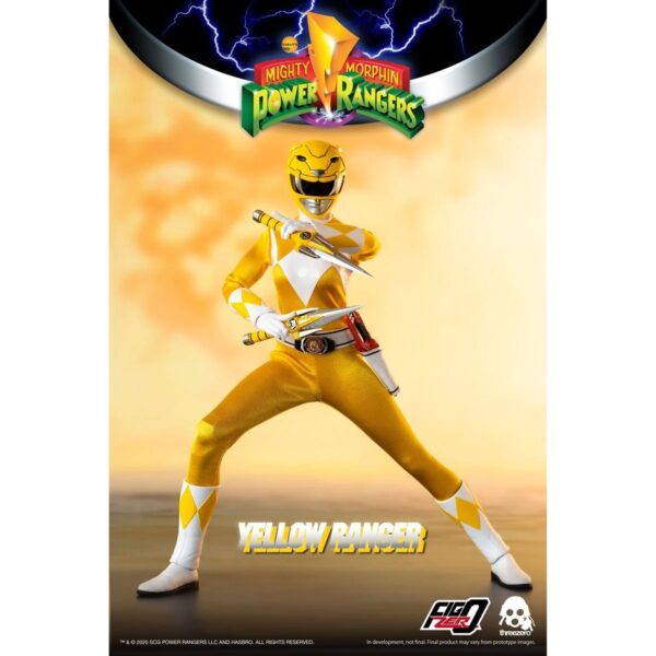 TH3Z0198 - Mighty Morphin Power Rangers Yellow Ranger 1:6 Scale Action Figure