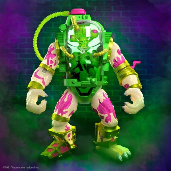 SUP81474 - Teenage Mutant Ninja Turtles Ultimates Glow-in-the-Dark Mutagen Man 7-Inch Action Figure - Entertainment Earth Exclusive