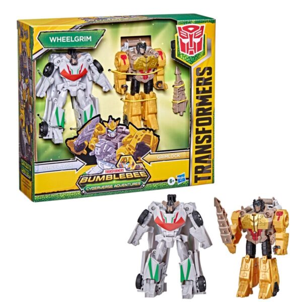HSF2735 - Transformers Bumblebee Cyberverse Adventures Dinobots Unite Dino Combiners Wheelgrim