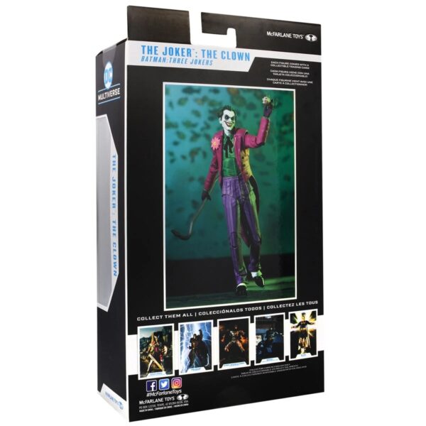 MF30140-DC Multiverse Batman: Three Jokers Wave 1 The Joker: The Clown 7-Inch Scale Action Figure