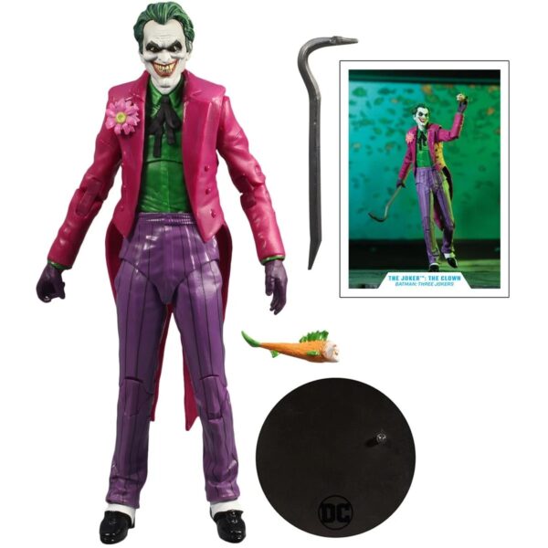 MF30140-DC Multiverse Batman: Three Jokers Wave 1 The Joker: The Clown 7-Inch Scale Action Figure