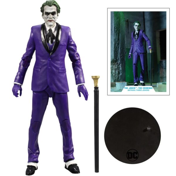 MF30139-DC Multiverse Batman: Three Jokers Wave 1 The Joker: The Criminal 7-Inch Scale Action Figure