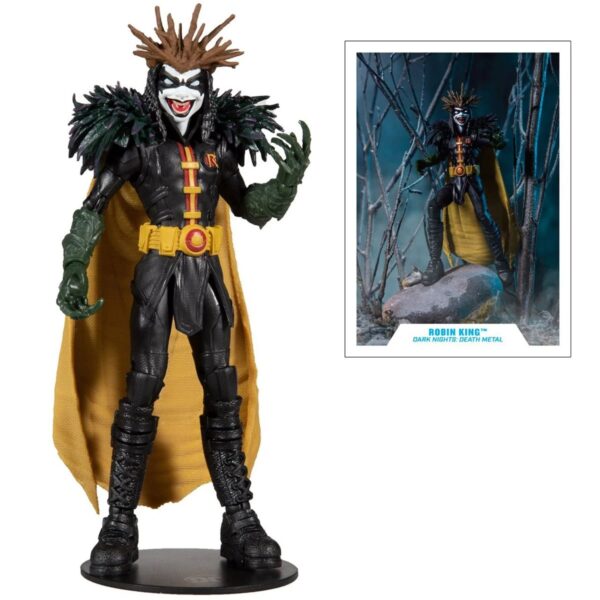 MF15419-DC Build-A Wave 4 Dark Nights Death Metal Robin King Action Figure