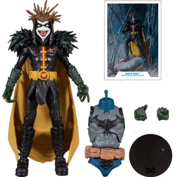 MF15419-DC Build-A Wave 4 Dark Nights Death Metal Robin King Action Figure