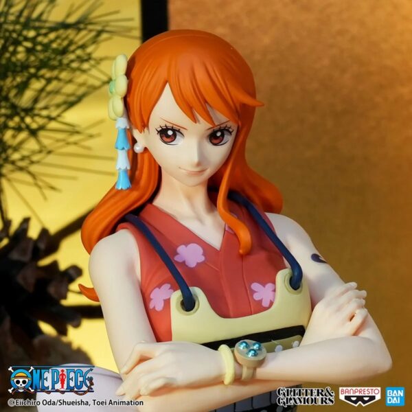 UTCBP18467-One Piece Nami Version A Wanokuni Style II Glitter & Glamours Statue