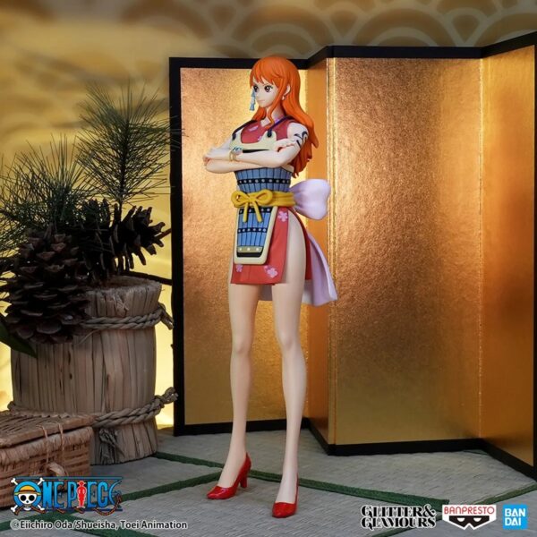 UTCBP18467-One Piece Nami Version A Wanokuni Style II Glitter & Glamours Statue