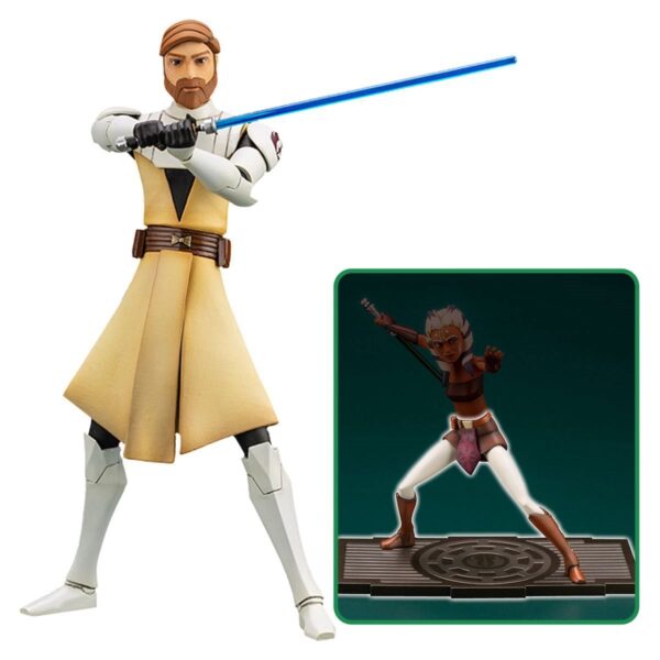 KTSW189-Star Wars: The Clone Wars Obi-Wan Kenobi ARTFX+ 1:10 Scale Statue
