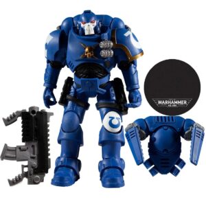 MF10926-Warhammer 40,000 Wave 4 Ultramarines Reiver with Bolt Carbine 7-Inch Action Figure