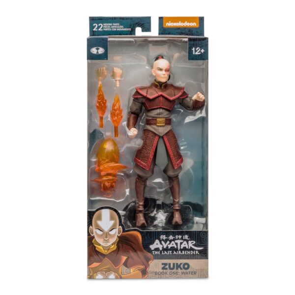 MF19053-Avatar: The Last Airbender Wave 2 Prince Zuko Book One: Water 7-Inch Scale Action Figure