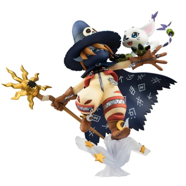 UTCMH83104-Digimon Wizarmon and Tailmon G.E.M. Series Statue