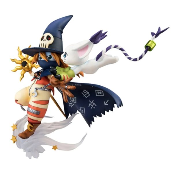 UTCMH83104-Digimon Wizarmon and Tailmon G.E.M. Series Statue