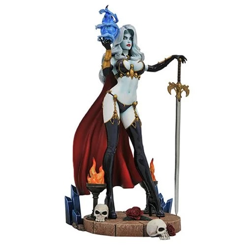 DC83298-Femme Fatales Lady Death Statue