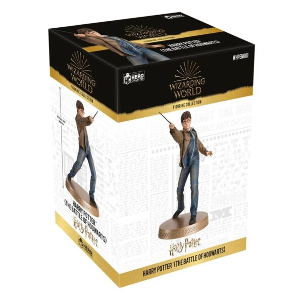 EGWHPEN602-Harry Potter Wizarding World Collection Harry Potter and the Deathly Hallows Mega Figure with Collector Magazine