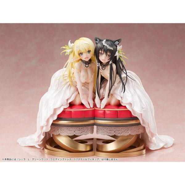 UTCFR95267-How Not to Summon a Demon Lord: Omega Rem Galleu Wedding Dress Ver. F:Nex 1:7 Scale Statue
